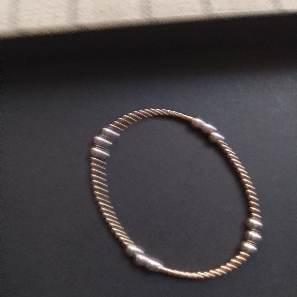 Elegant Gold and Silver Women's Bracelet